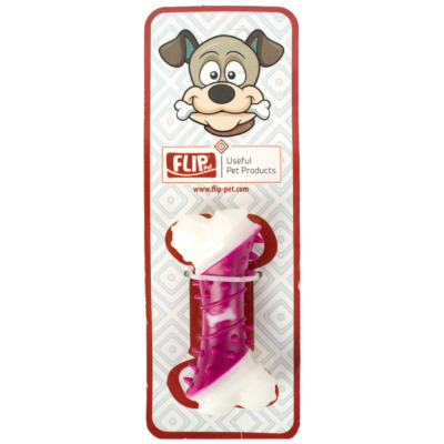 Flip Plastik Dental Kaval Kemik Köpek Oyuncağı 11 Cm - 1