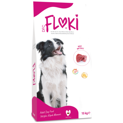 Floki Biftekli Yetişkin Köpek Maması 15 Kg - 1