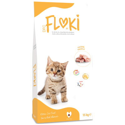 Floki Kitten Tavuklu Yavru Kedi Maması 15 Kg - 1