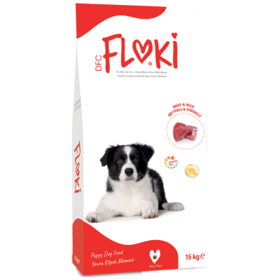 Floki Puppy Biftekli Yavru Köpek Maması 15 Kg - 1