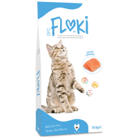 Floki Somonlu Yetişkin Kedi Maması 15 Kg - Floki