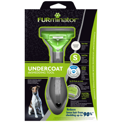 Furminator Short Hair Kısa Tüylü Küçük Irk Köpekler İçin Köpek Tarağı Small - 1