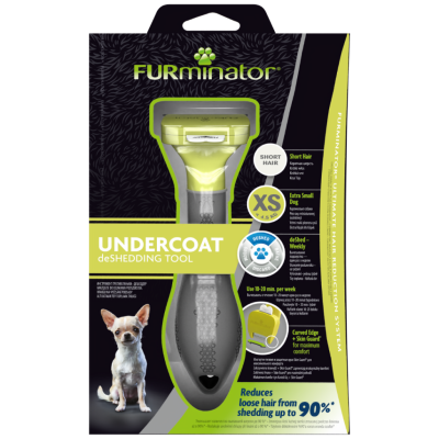 Furminator Short Hair Kısa Tüylü Mini Irk Köpekler İçin Köpek Tarağı X-Small - 1