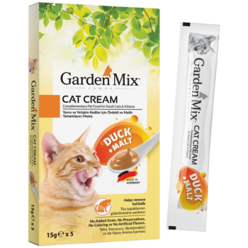 Garden Mix Cat Cream Ördekli & Maltlı Krema Kedi Ödülü 5x15 Gr - 1