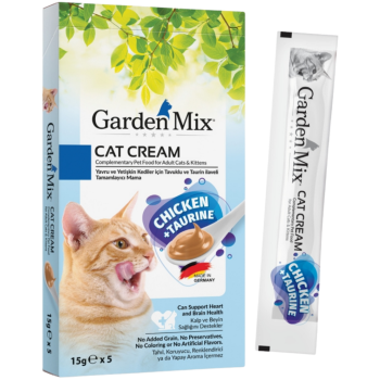 Garden Mix Cat Cream Tavuklu & Taurinli Krema Kedi Ödülü 5x15 Gr - 1