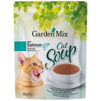 Garden Mix Cat Soup Somonlu Kedi Çorbası 40 Gr - 1