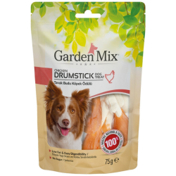 Garden Mix Chicken Drumstic Tavuk Budu Sargılı Kemik Köpek Ödülü 75 Gr - Garden Mix