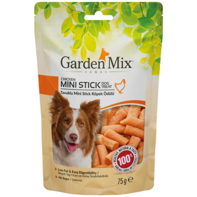 Garden Mix Chicken Mini Stick Tavuklu Mini Stick Köpek Ödülü 75 Gr - 1