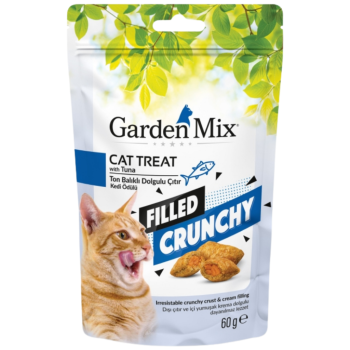 Garden Mix Crunchy Ton Balıklı İçi Dolgulu Kedi Ödülü 60 Gr - 1