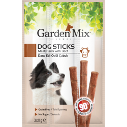 Garden Mix Dana Etli Sticks Köpek Ödülü 3 x 11 Gr - Garden Mix