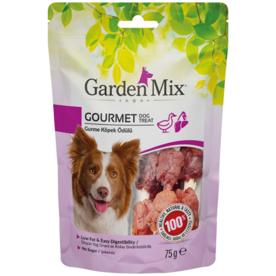 Garden Mix Gourmet Tavuk ve Ördek Eti Sargılı Kemik Köpek Ödülü 75 Gr - 1