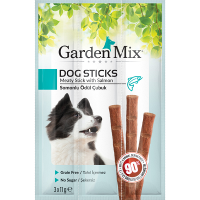 Garden Mix Somonlu Sticks Köpek Ödülü 3 x 11 Gr - 1