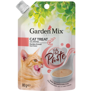 Garden Mix Tasty Meat Paste Tavuk ve Karides Et Ezmesi Kedi Ödülü 80 Gr - 1