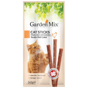 Garden Mix Sticks Tavuklu Kedi Ödülü 3x5 Gr - 1