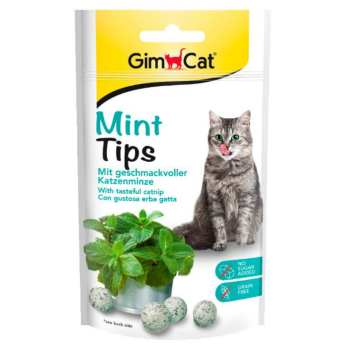 GimCat Mint Tips Kedi Ödül Tableti 40 Gr - 1
