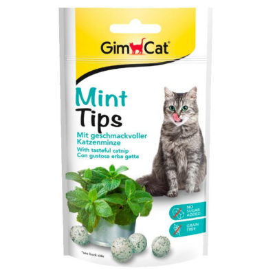 Gimcat Mint Tips Kedi Ödül Tableti 40 Gr - 1