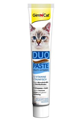 Gimcat Multi Vitamin Duo Paste Tuna + 12 Vitaminli 50 Gr - 1