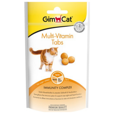 Gimcat Multi Vitamin Tabs Kedi Ödül Tableti 40 Gr - 1