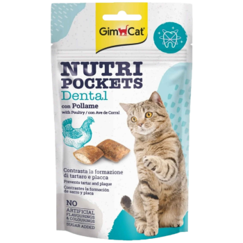GimCat Nutri Pockets Dental Kedi Ödülü 60 Gr - 1