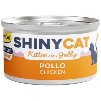GimCat Shinycat Jelly Jöle içinde Kitten Tavuklu Yavru Kedi Konservesi 70 Gr - 1