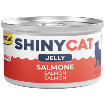 GimCat Shinycat Jelly Jöle İçinde Somonlu Yetişkin Kedi Konservesi 70 Gr - 1