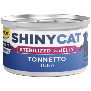 GimCat Shinycat Jelly Jöle İçinde Sterilised Ton Balıklı Kısırlaştırılmış Kedi Konservesi 70 Gr - 1