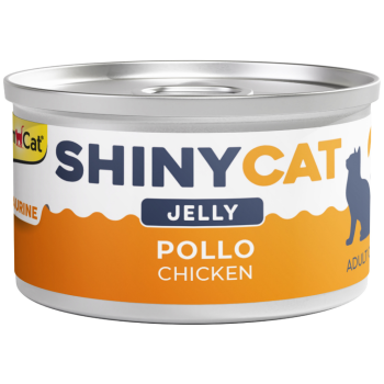 GimCat Shinycat Jelly Jöle içinde Tavuklu Yetişkin Kedi Konservesi 70 Gr - 1