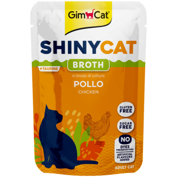 GimCat Shinycat Pouch Tavuklu Yetişkin Kedi Yaş Maması 70 Gr - 1