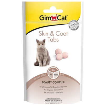 Gimcat Skin & Coat Tabs Kedi Ödül Tableti 40 Gr - 1