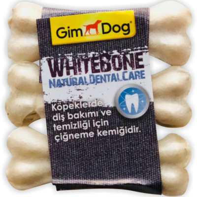 Gimdog Whitebone Press Kemik Köpek Ödülü 3 Lü Paket 60 Gr - 1