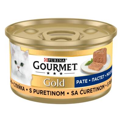 Gourmet Gold Kıyılmış Hindi Etli Kedi Konservesi 85 Gr - 1