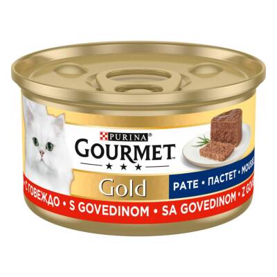 Gourmet Gold Kıyılmış Sığır Etli Kedi Konservesi 85 Gr - 1