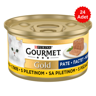 Gourmet Gold Kıyılmış Tavuklu Kedi Konserve Maması 85 Gr 24 Adet - 1