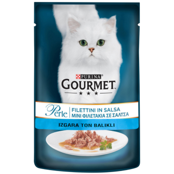 Gourmet Perle Izgara Ton Balıklı Pouch Kedi Yaş Maması 85 Gr - 1