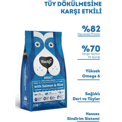 Havlife Small Mini Adult Somonlu Küçük Irk Yetişkin Köpek Maması 3 Kg - 2