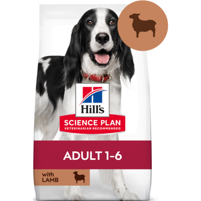 Hill's SCIENCE PLAN Kuzulu ve Pirinçli Orta Irk Yetişkin Köpek Maması 14 Kg - 1