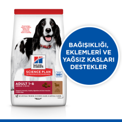 Hill's SCIENCE PLAN Kuzulu ve Pirinçli Orta Irk Yetişkin Köpek Maması 2.5 Kg - 3