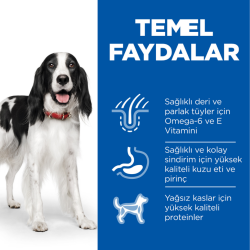 Hill's SCIENCE PLAN Kuzulu ve Pirinçli Orta Irk Yetişkin Köpek Maması 2.5 Kg - 4