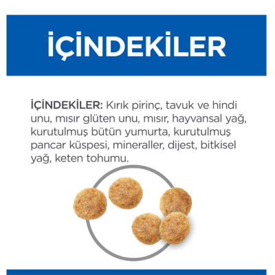 Hill's SCIENCE PLAN Mide ve Deri Hassasiyeti Tavuklu Yetişkin Kedi Maması 1.5 Kg - 5