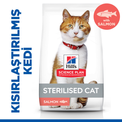 Hill's SCIENCE PLAN Sterilised Somonlu Kısırlaştırılmış Kedi Maması 1.5 Kg - 1