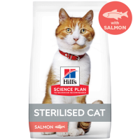 Hill's SCIENCE PLAN Sterilised Somonlu Kısırlaştırılmış Kedi Maması 10 Kg - 1