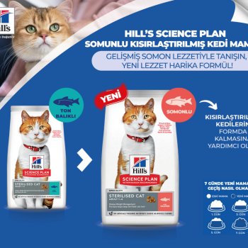 Hill's SCIENCE PLAN Sterilised Somonlu Kısırlaştırılmış Kedi Maması 10 Kg - 5