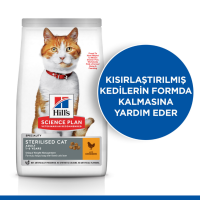 Hill's SCIENCE PLAN Tavuklu Kısırlaştırılmış Yetişkin Kedi Maması 1.5 Kg - 3