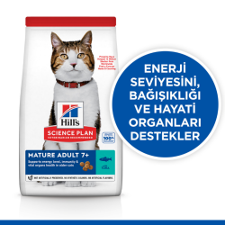 Hill's SCIENCE PLAN Ton Balıklı +7 Yaşlı Kedi Maması 1.5 Kg - 2