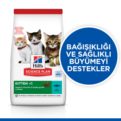 Hill's SCIENCE PLAN Ton Balıklı Yavru Kedi Maması 7 Kg - 3