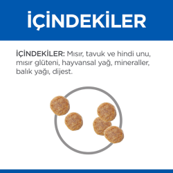 Hill's SCIENCE PLAN Üriner Sağlık Tavuklu +1 Yetişkin Kedi Maması 1.5 Kg - 5