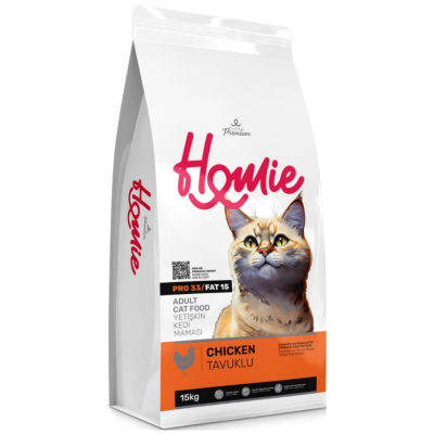 Homie Süper Premium Tavuklu Yetişkin Kedi Maması 15 Kg - 1