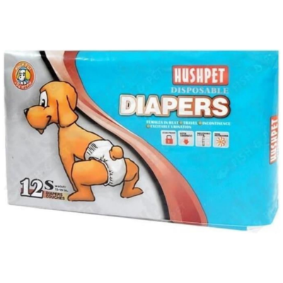 Hushpet Köpekler İçin Külot Tipi Çiş Pedi Small 12 Li Paket - 1