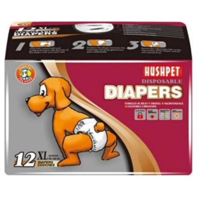 Hushpet Köpekler İçin Külot Tipi Çiş Pedi X-Large 12 Li Paket - 1