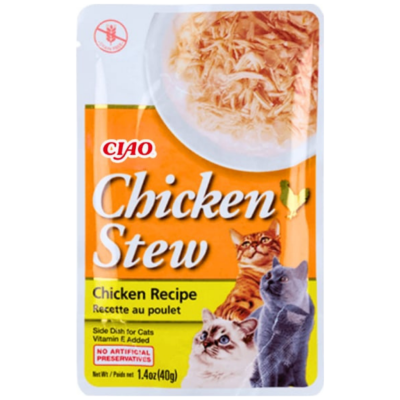 İnaba Ciao Chicken Stew Tavuk Güveçli Pate Kedi Yaş Maması 40 Gr - 1